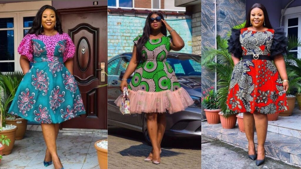 Ankara Flare Gown Styles