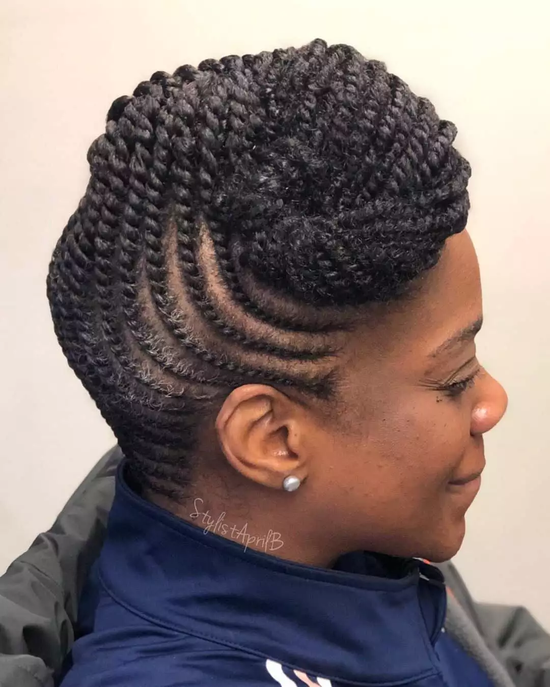 Fresh Kinky Twist Updo