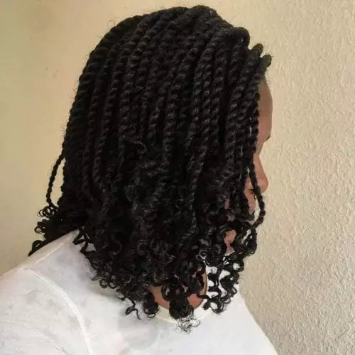 Healthy Curly Kinky Twists