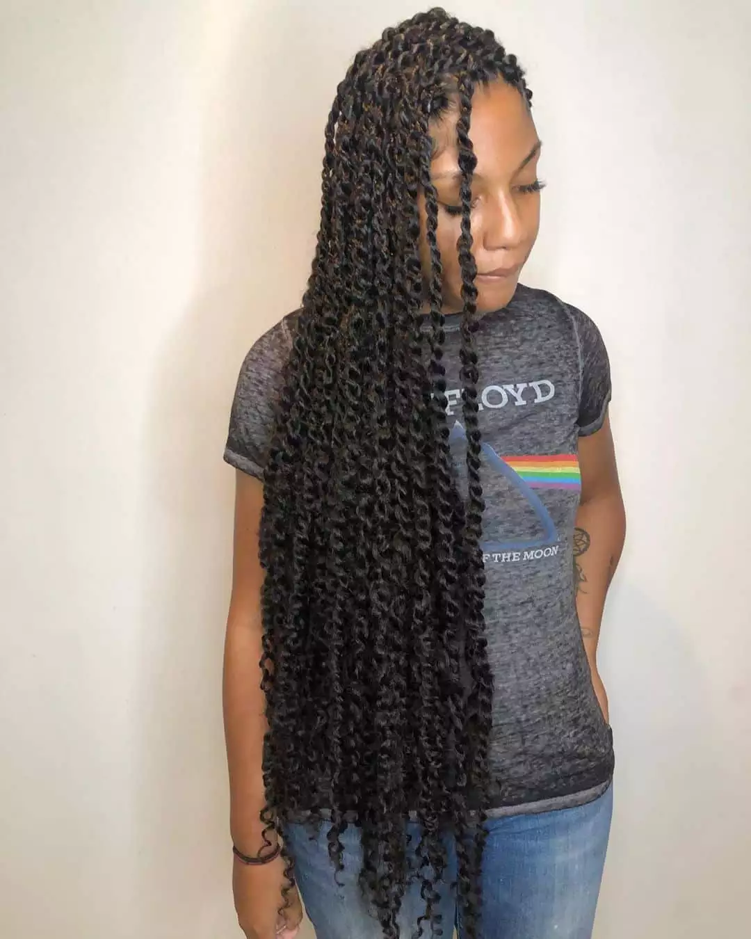 Textured Long Kinky Twists