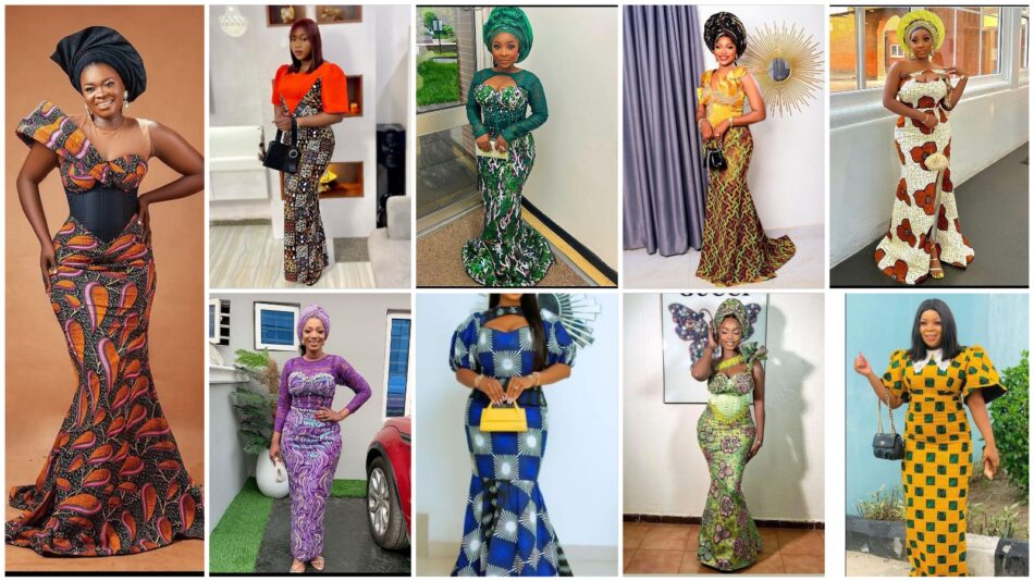 Fascinating Ankara Long Gown Styles For Stylish Ladies.