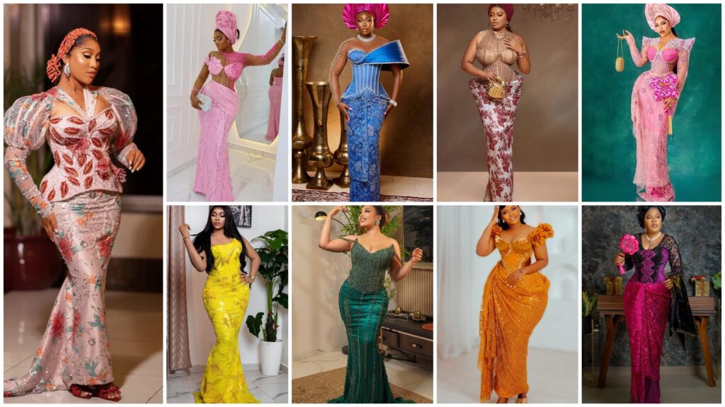 Latest gorgeous and stunning lace styles for occasions. Volume 2.