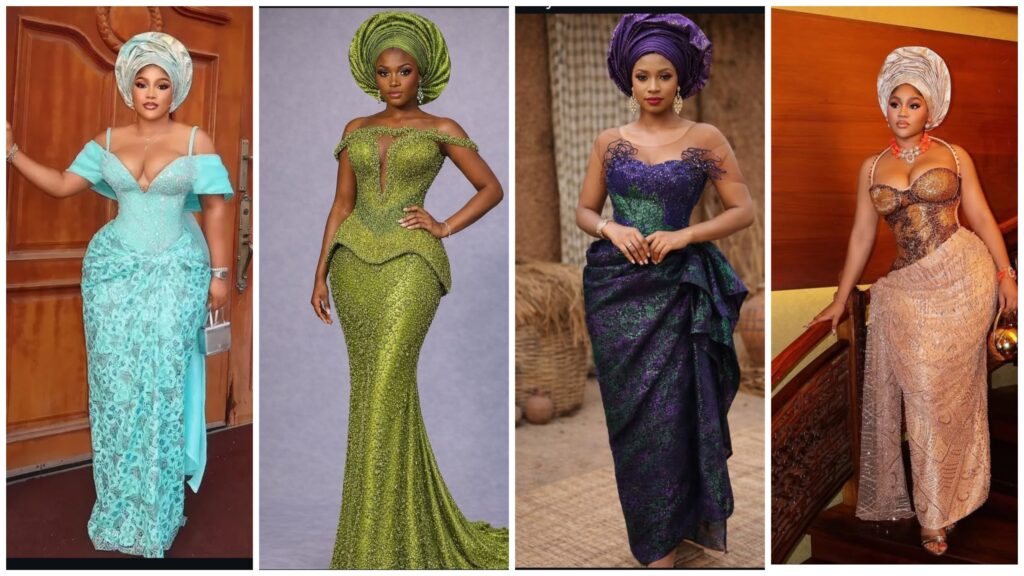 Stunning Aso-Ebi Styles That Redefine Nigerian Celebrations Fashion.