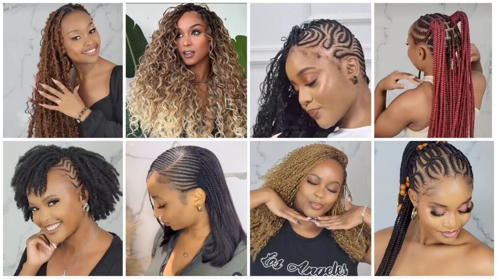 Stylish and classy braid hairstyles for stylish ladies.